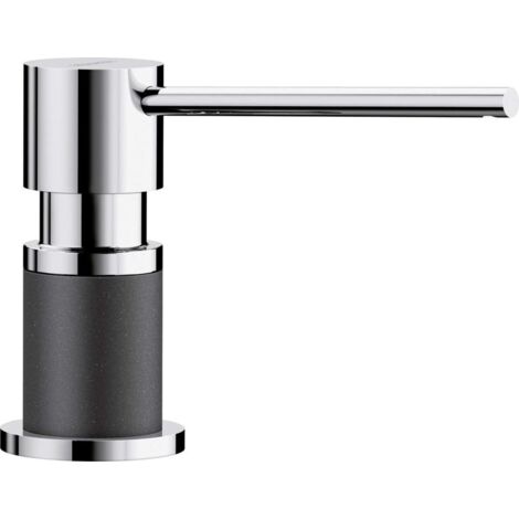 Blanco Accessoires - Distributeur de savon Lato, anthracite / chrome 525810