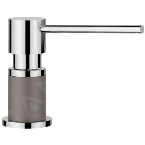 Blanco Accessoires - Distributeur de savon Lato, gris / chrome 526954