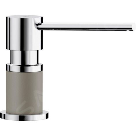 Blanco Accessoires - Distributeur de savon Lato, tartufo / chrome 525816