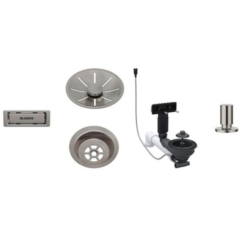 Blanco Accessoires - Kit de vidage InFino, avec commande excentrique, platine 207435