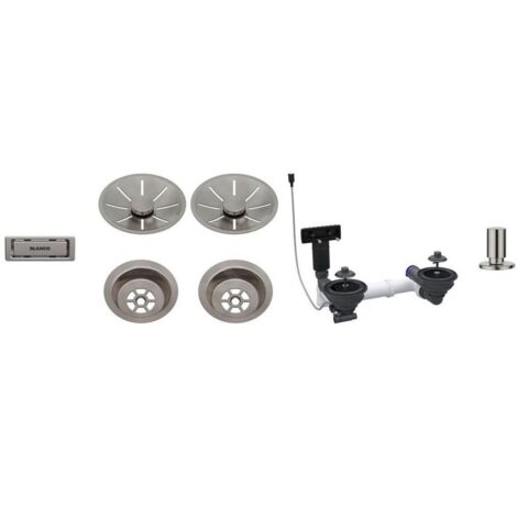 Blanco Accessoires - Kit de vidage InFino, avec commande excentrique, platine 207445