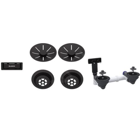 Blanco Accessoires - Kit de vidage InFino, noir mat 207438