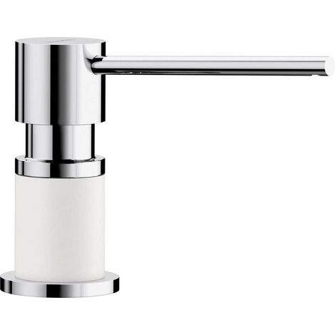 Blanco Accessoires - Spülmittelspender Lato, Weiß/Chrom 525814