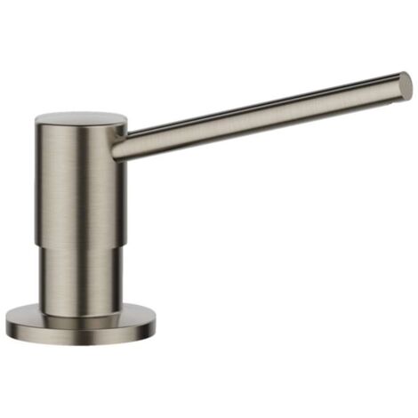 Blanco Accessori - Dispenser di detersivo Torre, 300 ml, color platino 527722