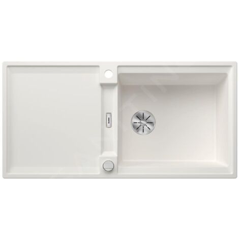 Blanco Adira - Évier en silgranit, 99x49 mm, avec commande excentrique et accessoires, InFino, blanc 527629