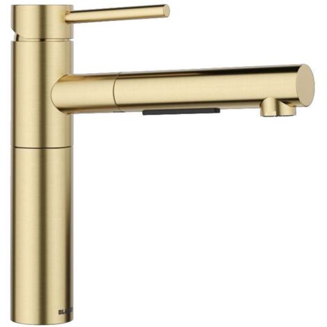 Blanco Alta II - Spültischarmatur mit herausziehbarer Brause, Gold 527554