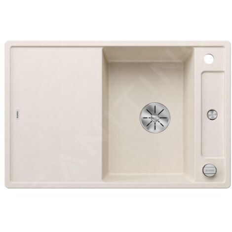 Blanco Axia III 45 - Évier en silgranit, 780x510 mm, avec accessoires, InFino, blanc doux 527036