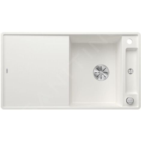 Blanco Axia III 5 - Évier en silgranit, 905x500 mm, avec commande de vidage et accessoires, InFino, blanc 523228