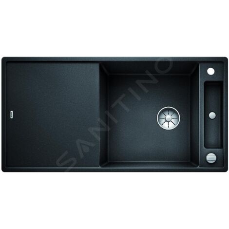 Blanco Axia III XL 6 - Évier en silgranit 1000x510 mm, avec accessoires, InFino, noir 525857