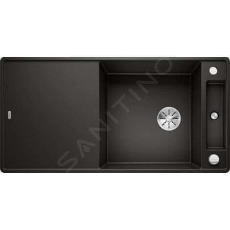 Blanco Axia III XL 6 - Évier en silgranit, 990x500 mm, avec commande de vidage et accessoires, noir 525860