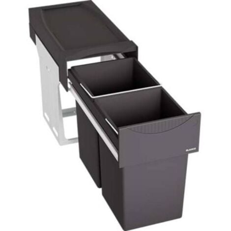 Blanco Botton II - Poubelle encastrable, cloisonnée, 30 l 526376