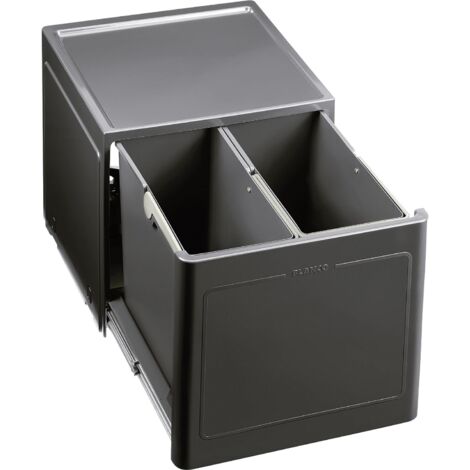 Blanco Botton Pro - Einbaumülleimer, geteilt, Volum 26 L 517467