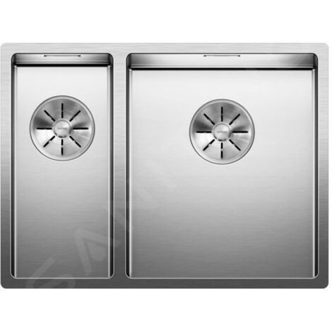 Blanco Claron 340/180 - Évier, 585x440 mm, gauche, inox 521608