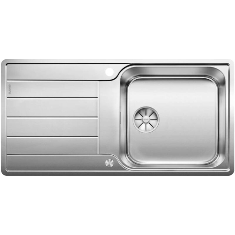 Blanco - Classimo - Évier, 10x5 cm, avec commande du vidage, InFino, inox brossé 525327