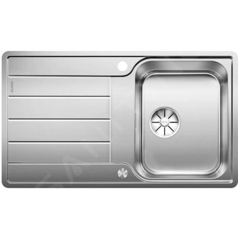 Blanco Classimo - Évier, 86x50 mm, avec commande du vidage, InFino, inox brossé 525330