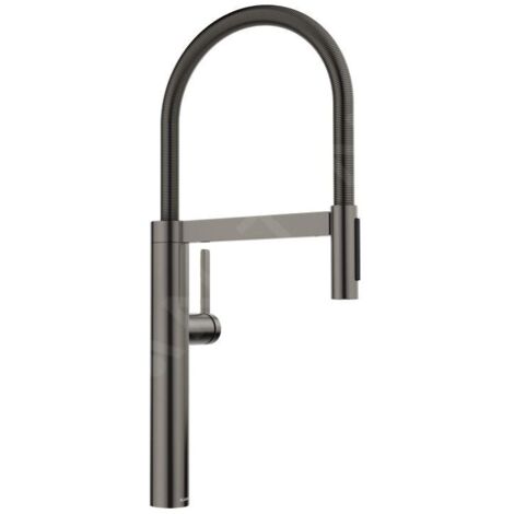 Blanco Culina S - Mitigeur d’évier avec bras flexible et douchette, acier foncé 527465