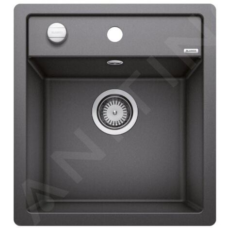 Blanco Dalago 45 - Évier en silgranite, 455x500 mm, avec commande de vidage, anthracite 517166