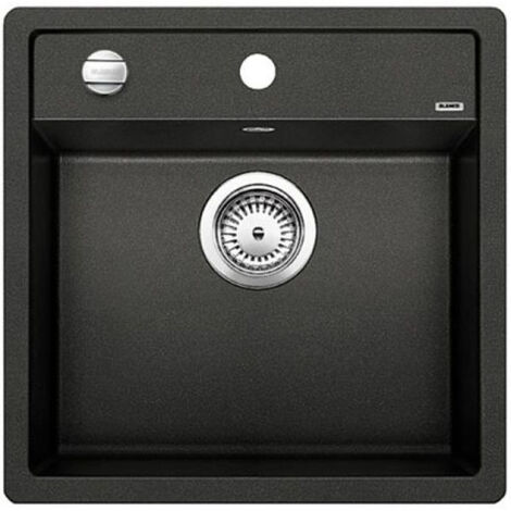 Blanco Dalago 5 - Lavello in silgranit, 52x51 cm, con comando piletta di scarico, antracite 518521