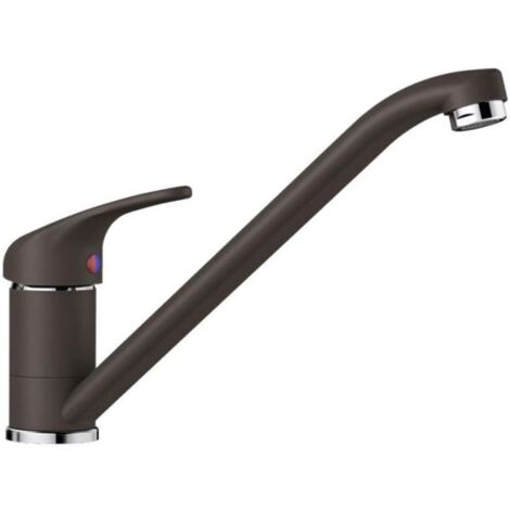 BLANCO DARAS 517729 - Rubinetto miscelatore da cucina, ad alta pressione, finitura in Silgranit, marrone caffè, 1 pezzo