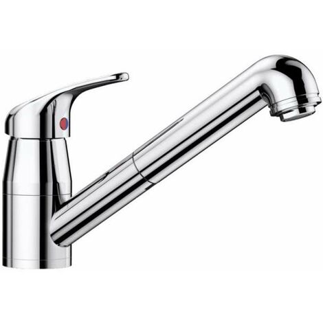 Blanco Daras S-F - Miscelatore da lavello con bocca di erogazione estraibile, sottofinestra, cromo 521752