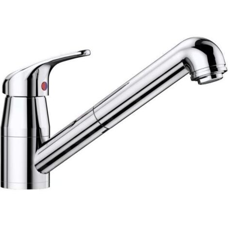 Blanco Daras S-F - Mitigeur d’évier avec douchette extractible, à basculer sous la fenêtre, chrome 521752