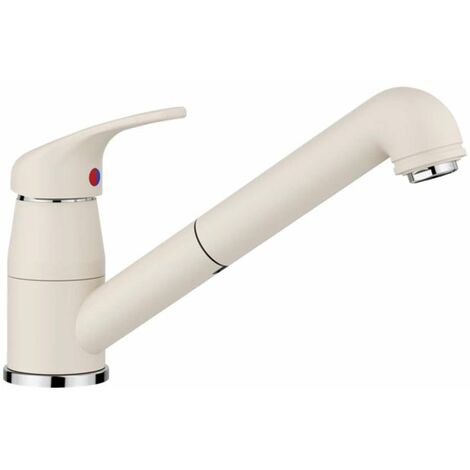 Blanco Daras S - Miscelatore da lavello con bocca di erogazione estraibile, bianco fine 526937