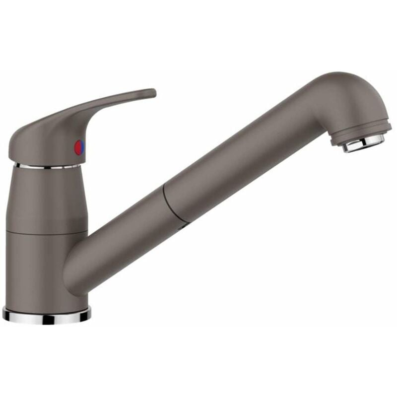 Blanco - Daras s - Mitigeur d'évier avec bec extractible, gris 526936