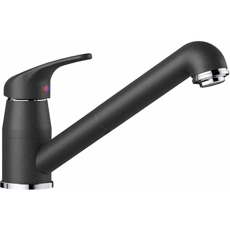 Daras s - Robinetterie d'évier avec douchette extractible, anthracite 517732 - Blanco