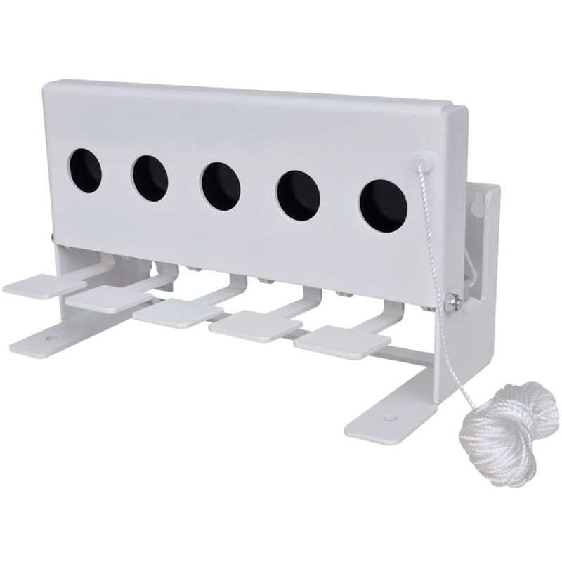 

idaXL Blanco para biatlón 5 orificios con cable de reinicio - Blanco