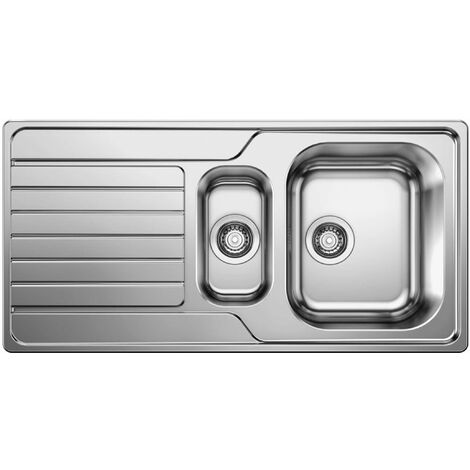 Blanco Dinas 6 - Évier, 100x50 cm, inox brossé 523375