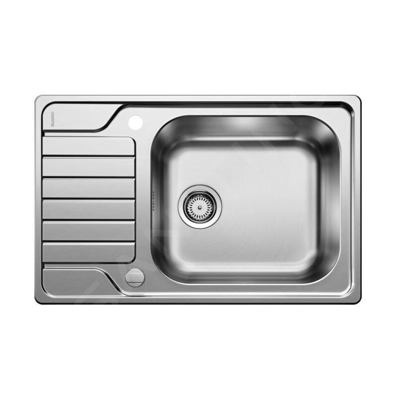 Blanco - Dinas xl 6 - Évier, 780x500 mm, avec commande du vidage, inox brossé 525120