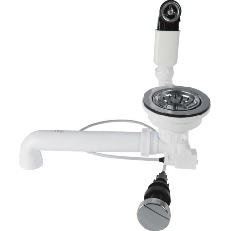 Blanco Drehknopf Nachrüst-Set 3 1/2 Zoll passend zu Blanco Spülen, Edelstahl verchromt