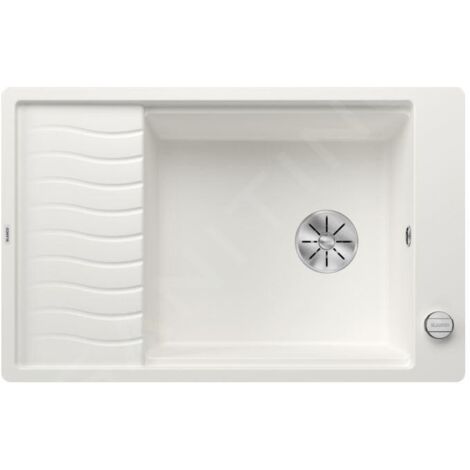 Blanco Elon XL 6 - Évier en silgranit, 770x490 mm, avec commande de vidage et accessoires, InFino, blanc 524857