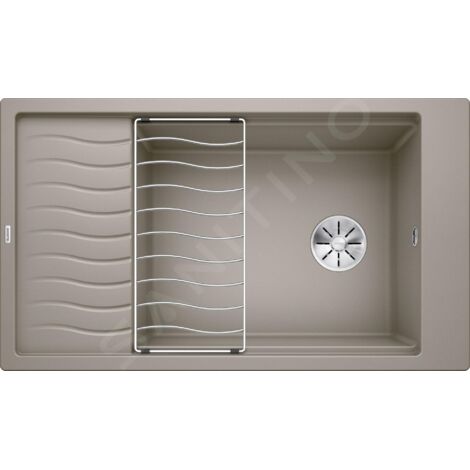 Blanco Elon XL 8 - Évier en silgranite, 86x50 cm, avec accessoires, tartufo 524877