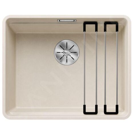 Blanco Etagon 500 - Évier en silgranit 527x427 mm, avec accessoires, InFino, blanc doux 527074