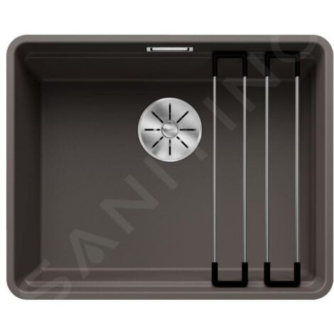Blanco Etagon 500 - Évier en silgranit 527x427 mm, avec accessoires, InFino, gris 527257
