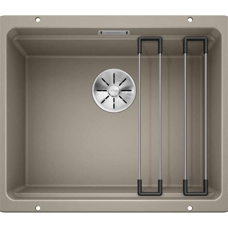 Blanco Etagon 500 - Évier en silgranite, 530x460 mm, avec rails, tartufo 522234