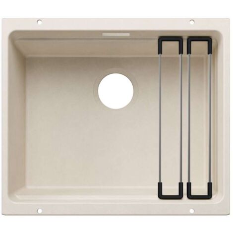 Blanco Etagon 500 - Silgranitspüle, 53x46 cm, mit Zubehör, soft weiß 527756