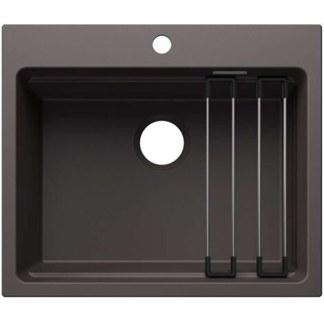 Blanco Etagon 6 - Évier en silgranit 6x5 cm, avec accessoires, gris rocher 527750