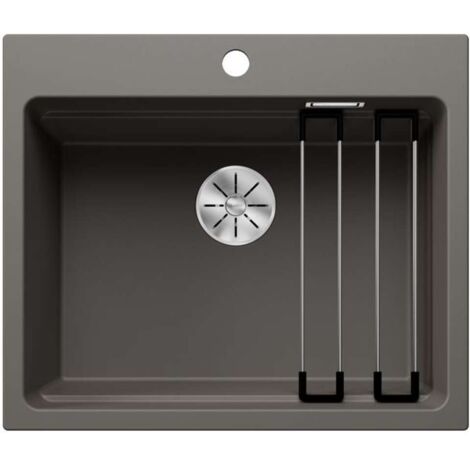 Blanco Etagon 6 - Lavello in silgranit, 60x51 cm, con accessori, InFino, grigio 527259