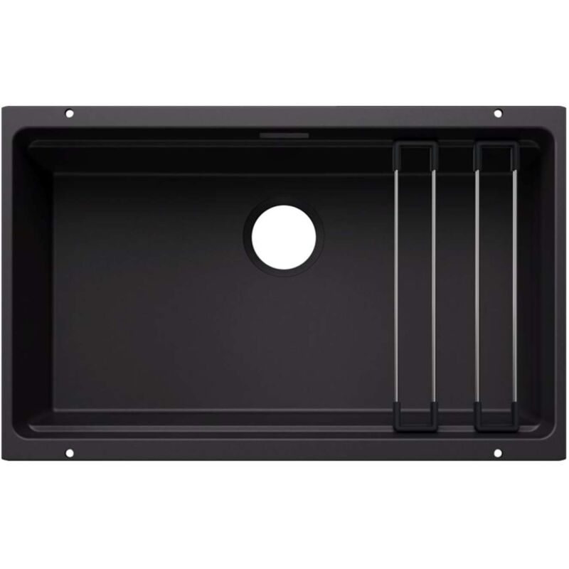 Blanco - Etagon 700 - Évier en silgranit 73x46 cm, avec accessoires, noir 527762 Blanco - Etagon 700 - Évier en silgranit 73x46 cm, avec accessoires, noir 527762