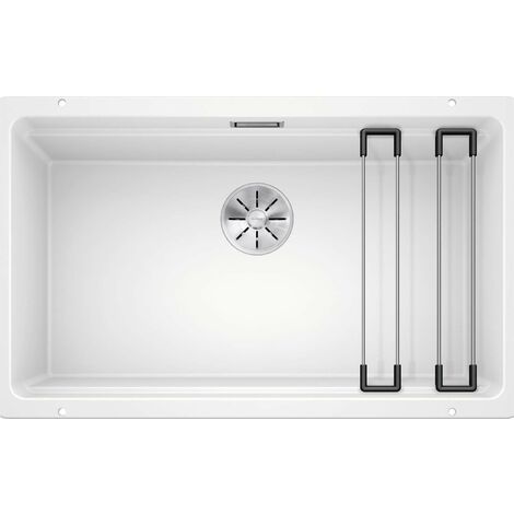 Blanco Etagon 700 - Lavello in silgranit, 73x46 cm, con guide scorrevoli, bianco 525171