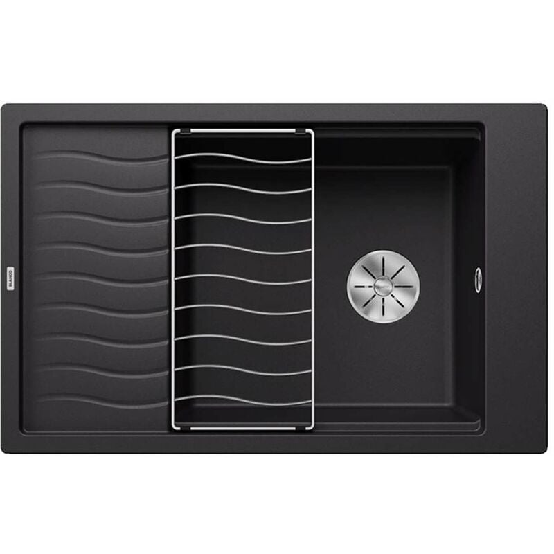 Blanco Elon XL 6 - Évier en silgranit, 78x50 cm, noir 525883