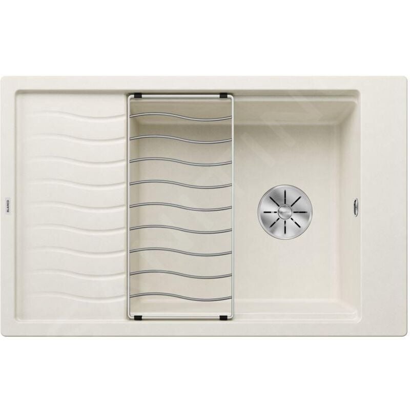 Blanco - Elon xl 6 - Évier en silgranit, 780x500 mm, avec accessoires, InFino, blanc doux 527069