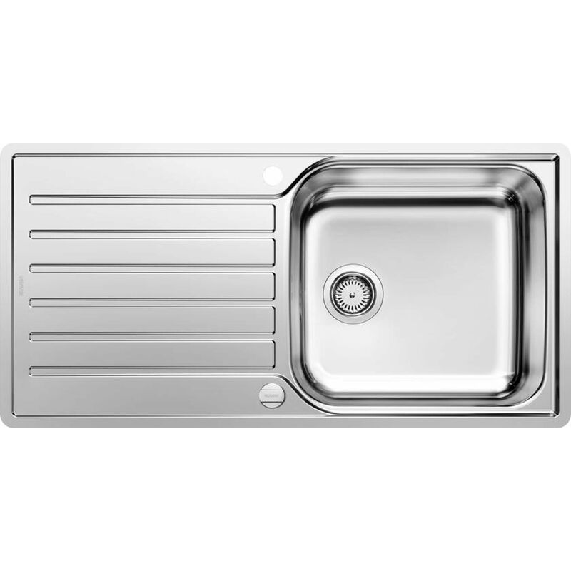 Lantos xl 6 - Évier, 100x50 cm, avec commande du vidage, inox brossé 519709 - Blanco