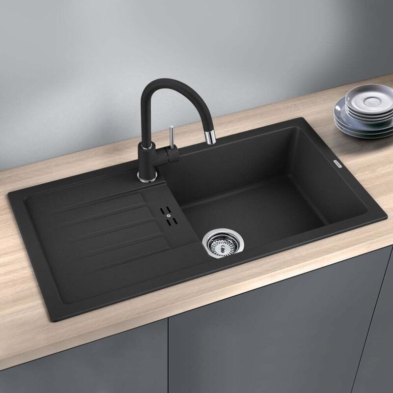 Blanco - Favum xl 6 - Évier en Silgranit, 86x44 cm, anthracite 524233