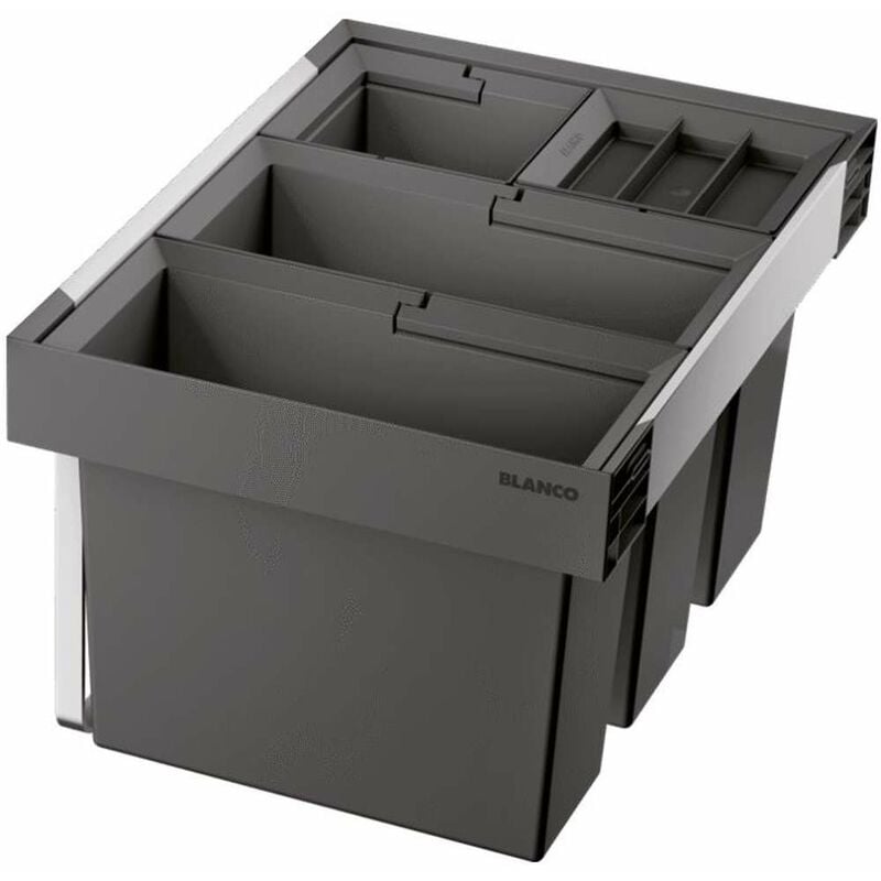 Flexon ii - Poubelle encastrable, divisée, volume 42 l 526644 - Blanco