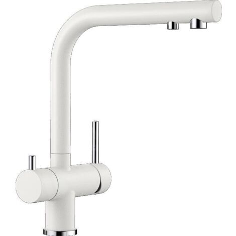 Blanco Fontas II - Robinetterie d’évier avec fonction filtrante, blanc 523134