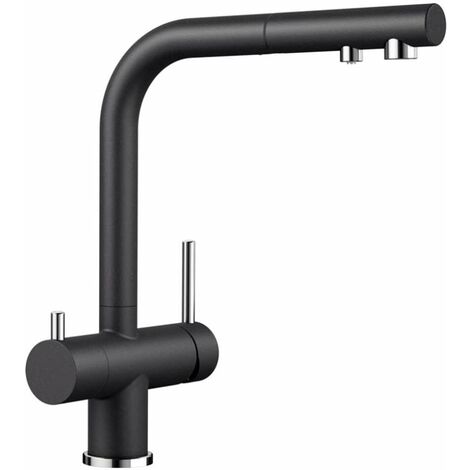 Blanco Fontas S II - Robinetterie d’évier avec douchette extractible et fonction filtrante, anthracite 525200
