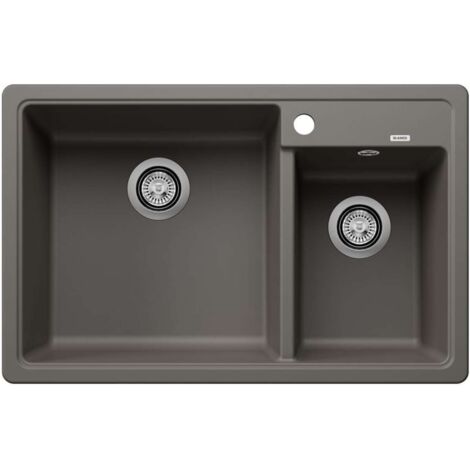 Blanco Legra 8 - Lavello in silgranit, 78x50 cm, grigio 527272